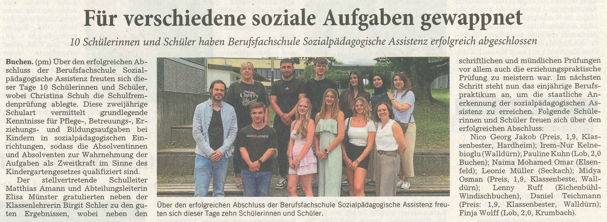 Zeitungsartikel