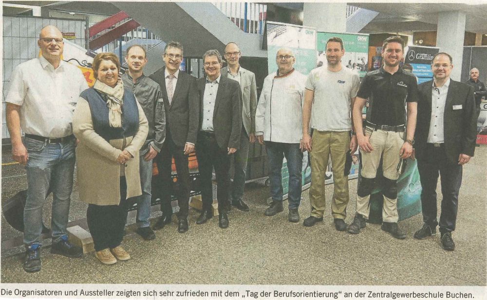 Aussteller beim Tag der Berufsoriertierung