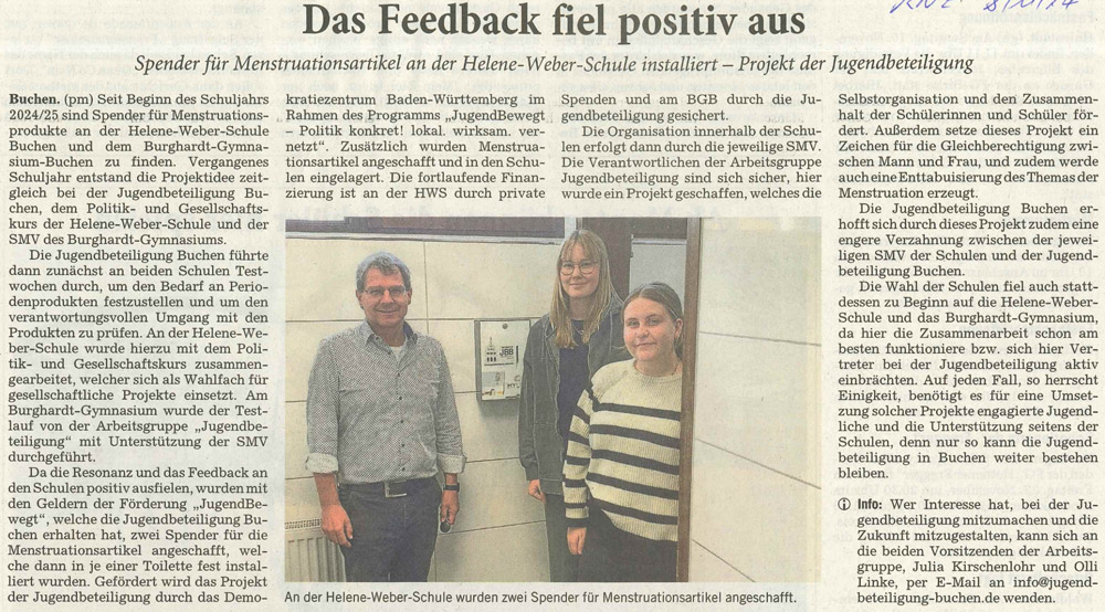Zeitungsartikel