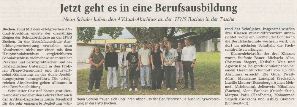 Zeitungsartikel