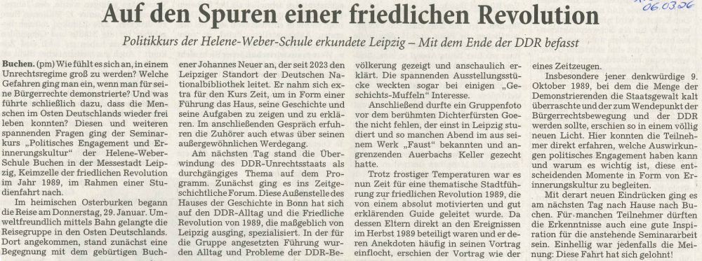 Zeitungsartikel